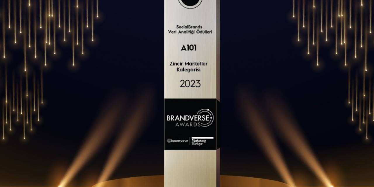 A101’e Brandverse Awards’dan Altın Ödül