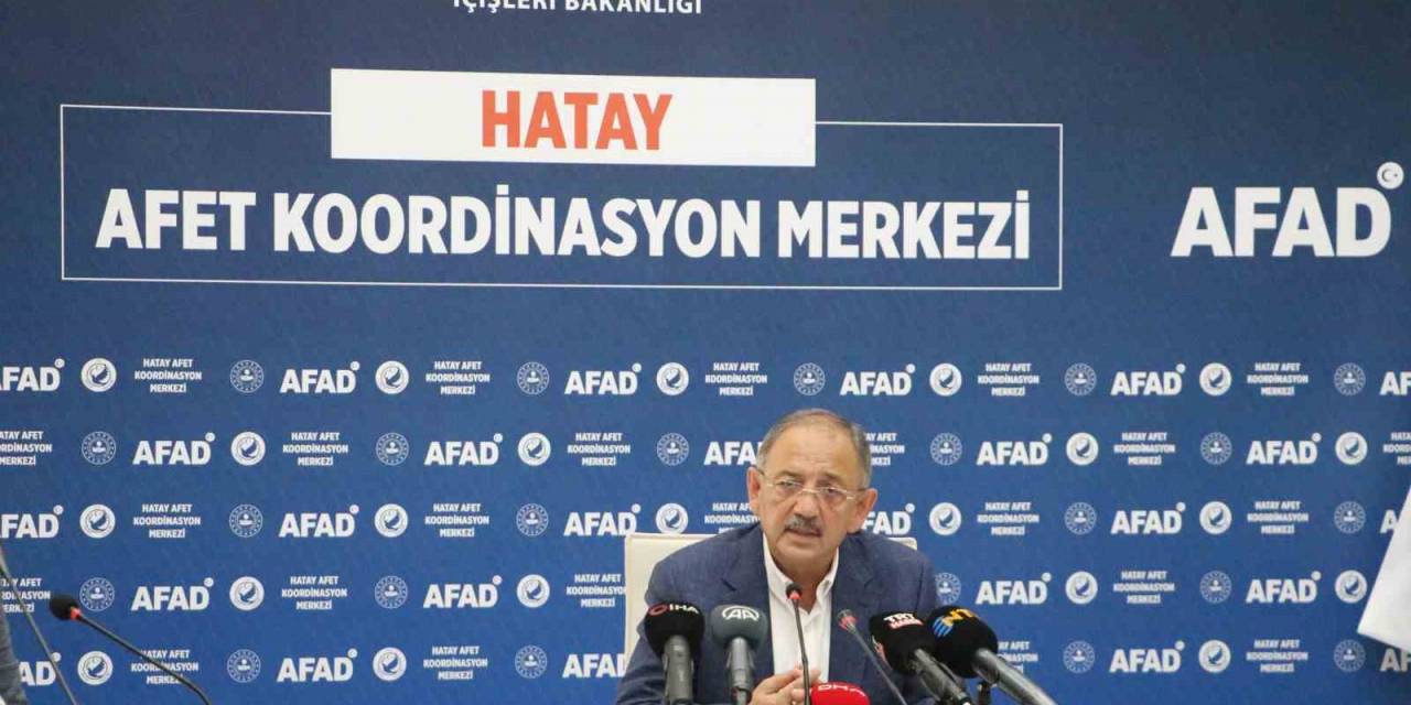 Bakan Özhadeki: "hatay’ı Eski Haline Kavuşturmak Bizim Görevimiz"