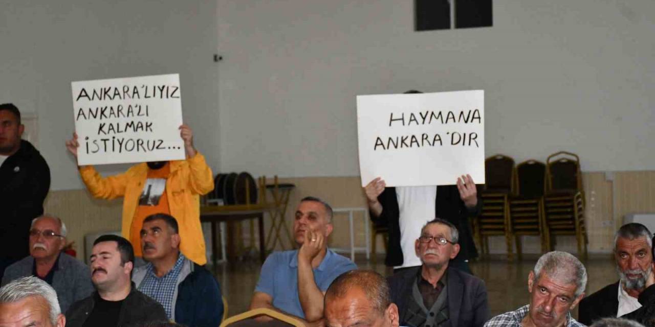 Haymanalılardan İl Olma Tepkisi