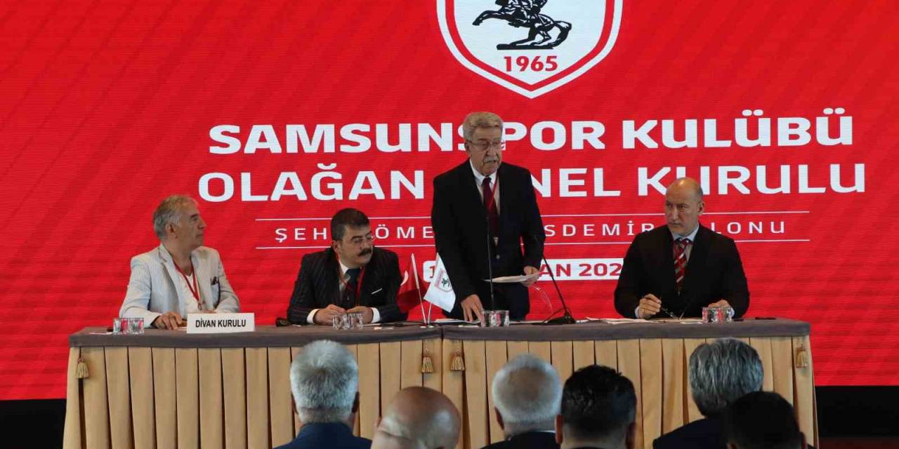 Samsunspor’da Yüksel Yıldırım, Katılamadığı Kongrede Yeniden Başkan Seçildi