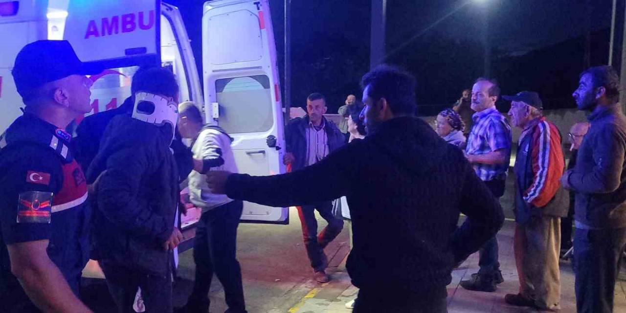 Otomobil Uçuruma Yuvarlandı, Aynı Aileden 4 Kişi Yaralandı