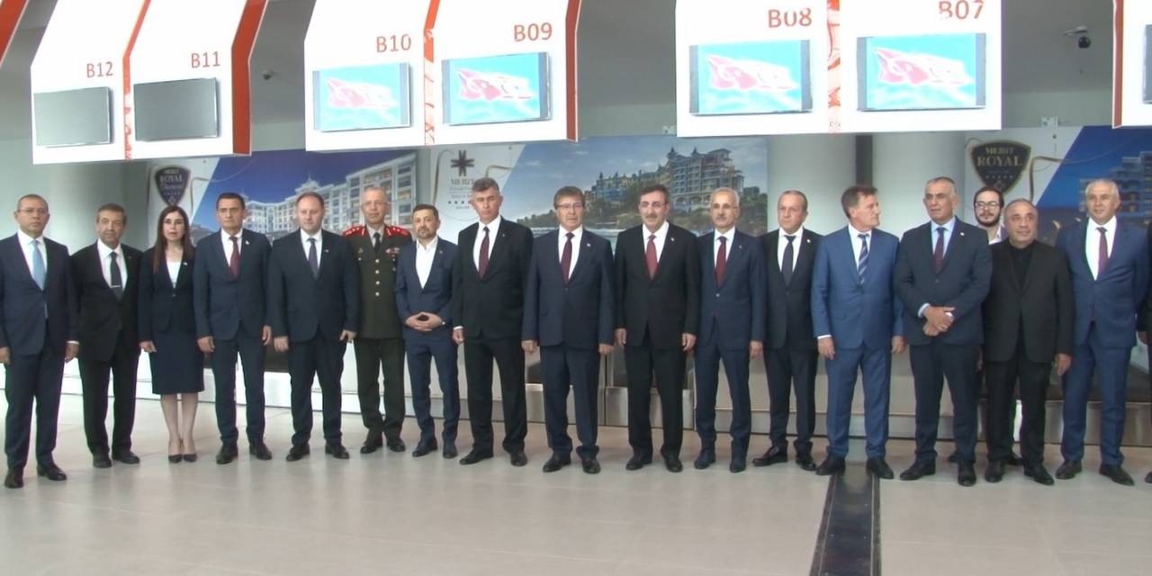 Cumhurbaşkanı Yardımcısı Yılmaz: "(ercan Havaalanı Terminal Binası) İnşallah 20 Temmuz’da Bu Terminal Binasını Açacağız"