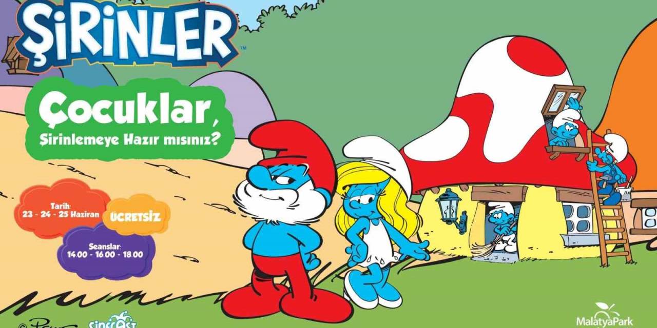 Şirinler Depremzede Çocukları Bekliyor