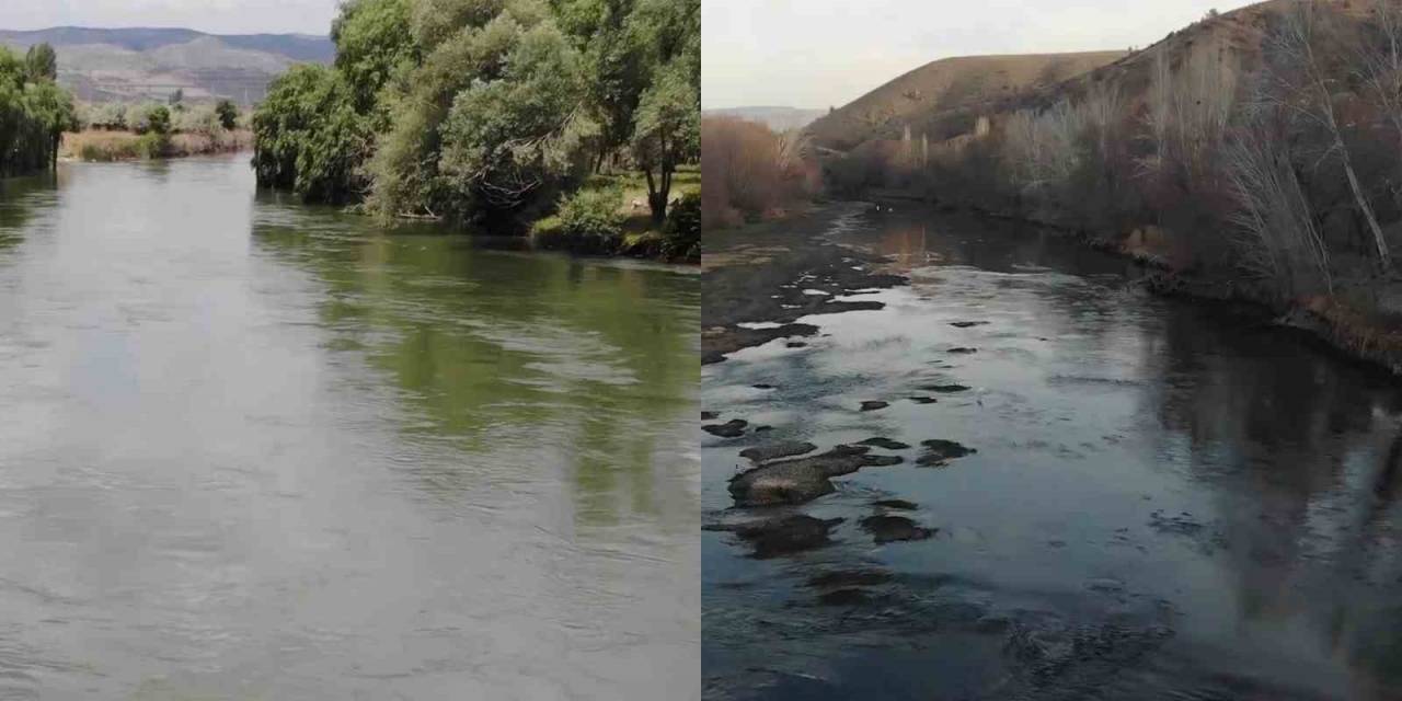 Yağışlar Arttı, İki Fotoğraf Arasındaki Fark Değişti: Kızılırmak’ta Su Seviyesi Yükseldi