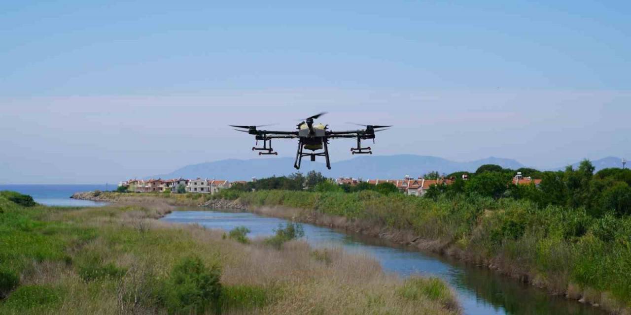 Balıkesir’de Hem Karadan Hem De Havadan Haşere İle Mücadele