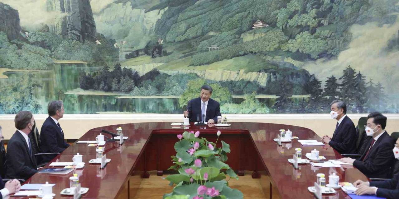 Çin Devlet Başkanı Xi, Abd Dışişleri Bakanı Blinken İle Görüştü