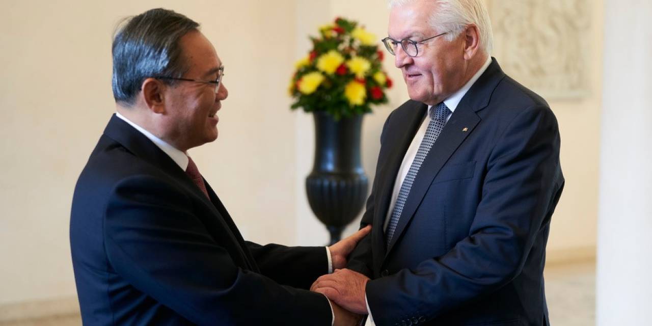 Almanya Cumhurbaşkanı Steinmeier İle Çin Başbakanı Li Berlin’de Bir Araya Geldi