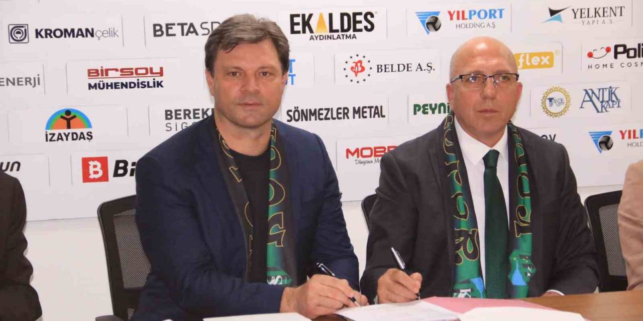Kocaelispor, Teknik Direktör Ertuğrul Sağlam İle 2 Yıllık Sözleşme İmzalandı