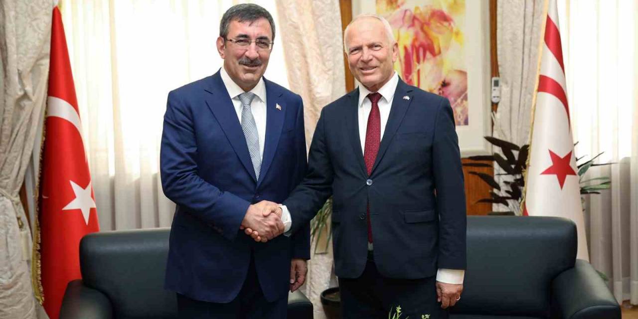 Cumhurbaşkanı Yardımcısı Yılmaz Kktc Başbakanı Üstel İle Görüştü