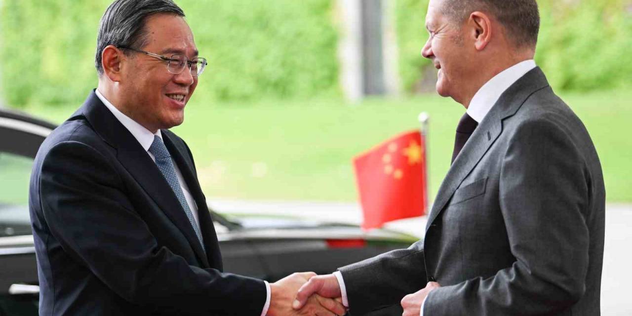 Almanya Başbakanı Scholz İle Çin Başbakanı Li Bir Araya Geldi