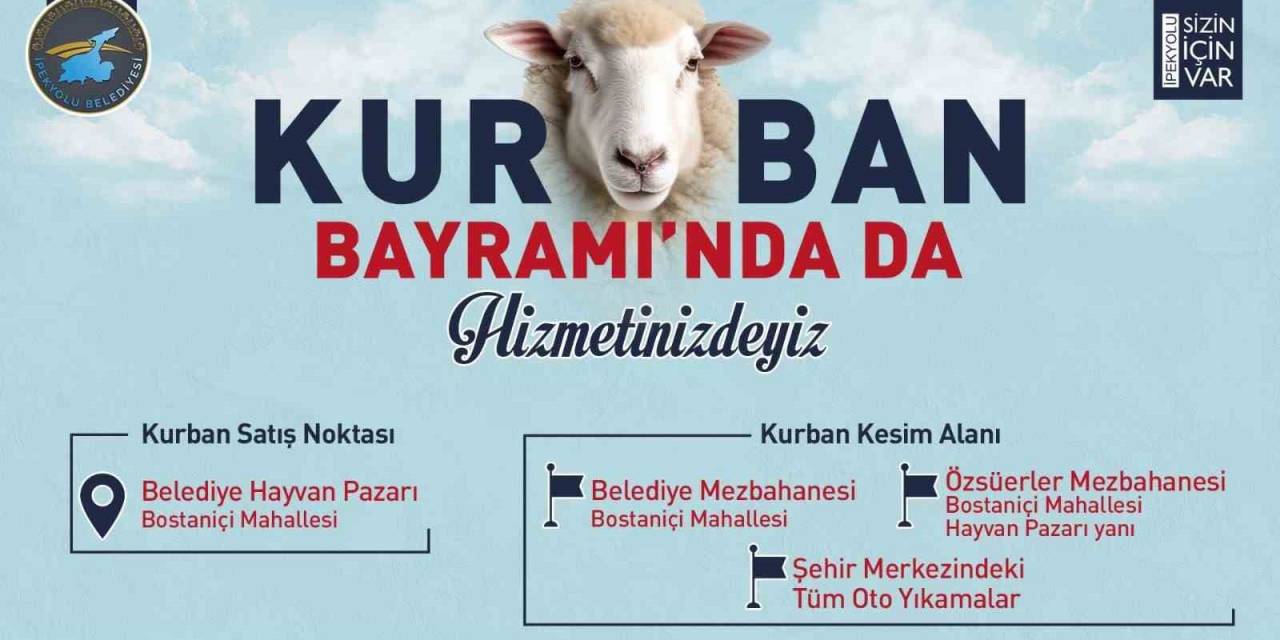 İpekyolu’nda Kurban Satış Ve Kesim Yerleri Belirlendi