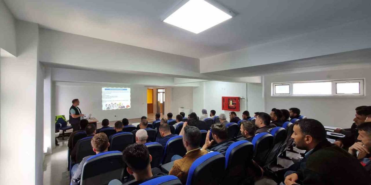 Vedaş’tan İş Sağlığı Ve Güvenliği Eğitimi
