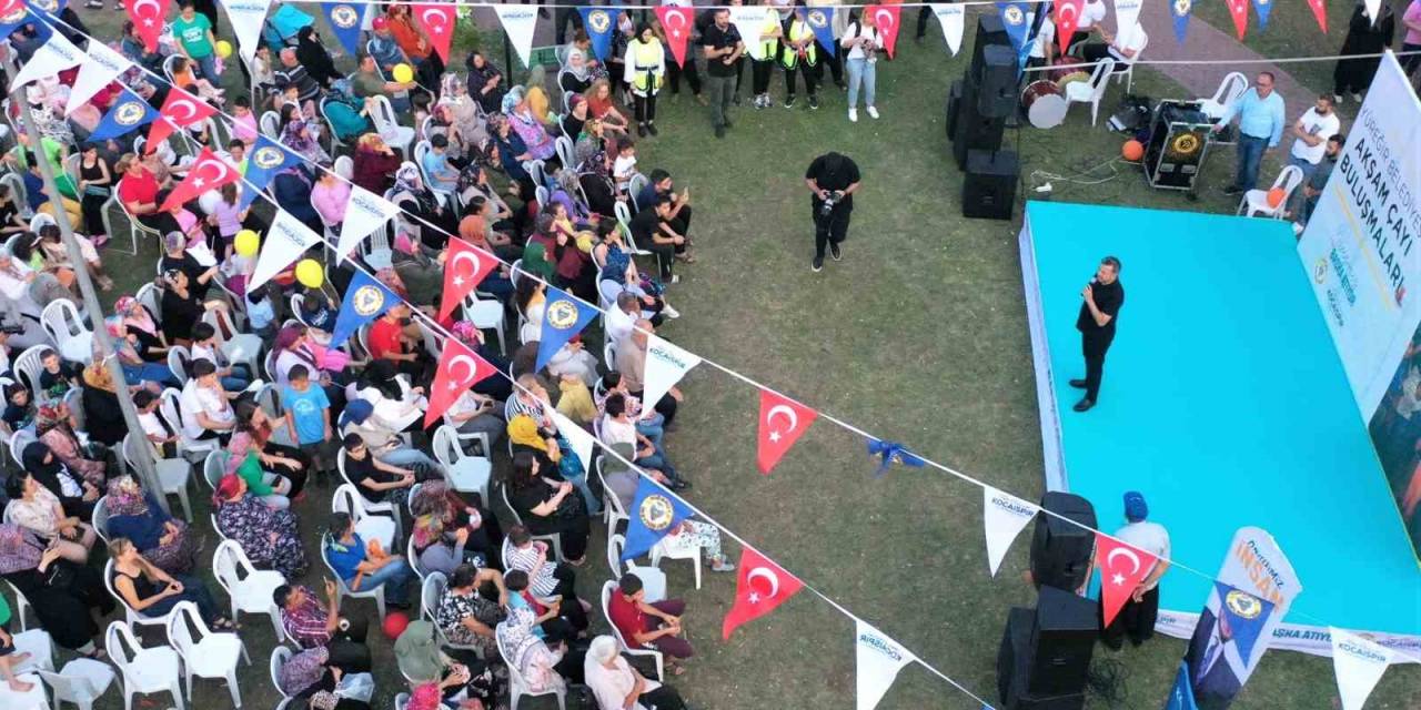 Yüreğir’de Akşam Çayı Buluşmaları Devam Ediyor