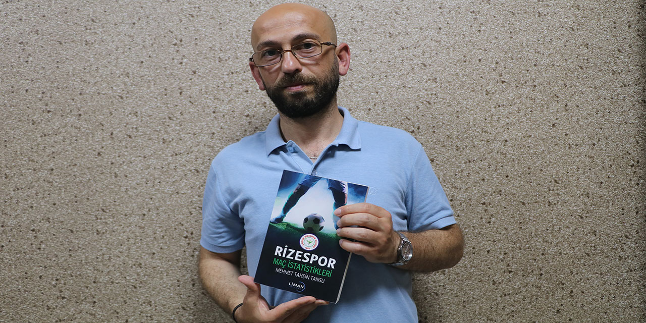Rizeli Araştırmacı, Rizespor’un 55 Sezonluk Maç İstatistiklerini Kitap Haline Getirdi