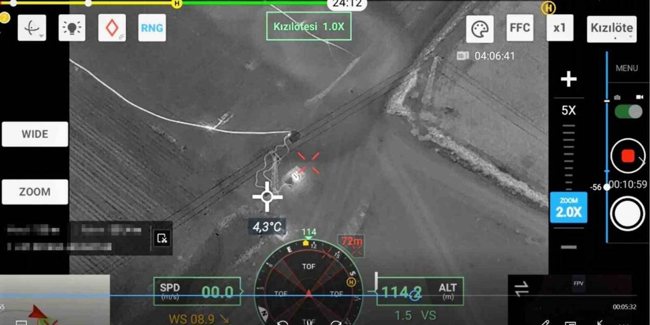 Dicle Elektrik, Dron Filosu İle 6 Ayda 202 Kaçak Tespit Etti