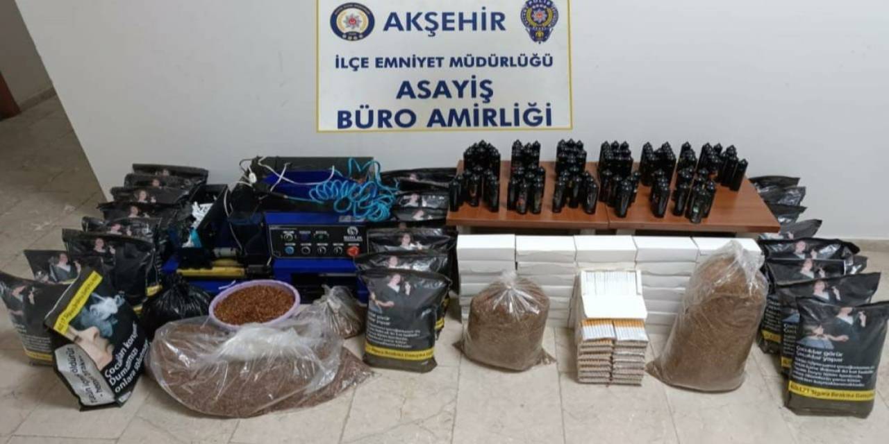 Konya’da Kaçak Tütün Operasyonu: 2 Tutuklama
