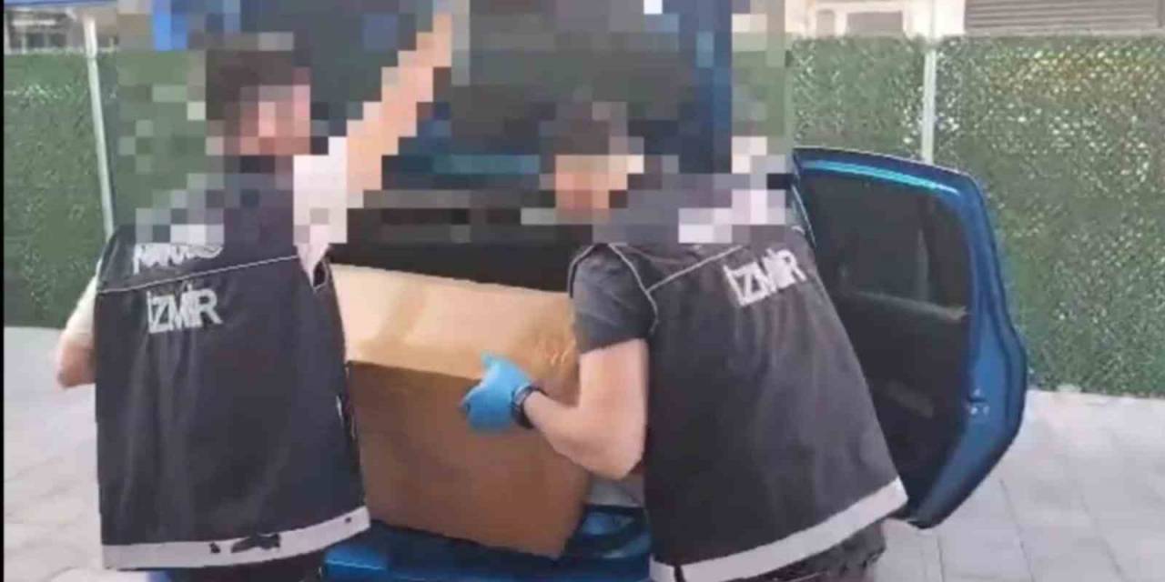 İzmir’de Binlerce Sentetik Ecza Maddesi Ele Geçirildi