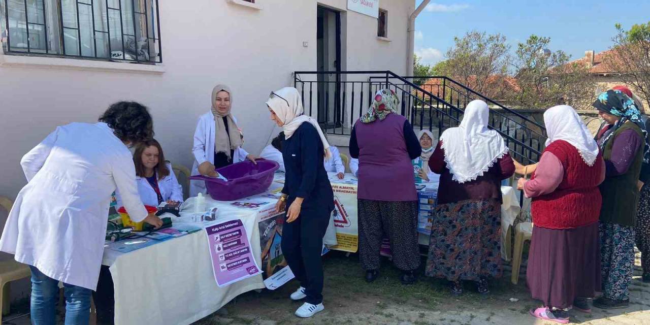 Uşak’ın Köylerinde Halk Sağlığı Günleri Devam Ediyor