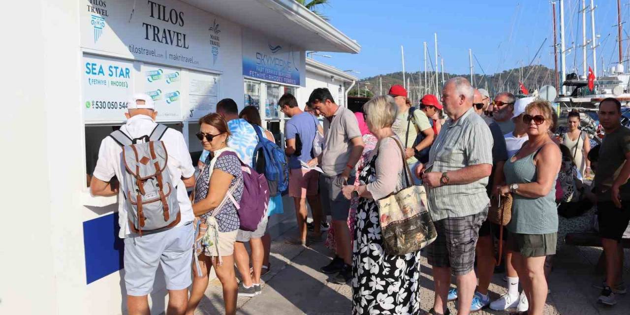 Fethiye-rodos Feribot Seferlerine Yoğun İlgi