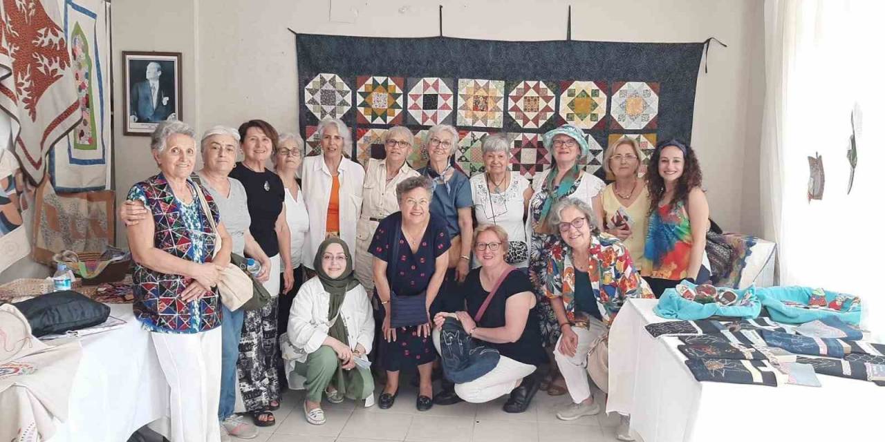 Burhaniye’de Kadın Kursiyerlere Yardım Teşekkürü