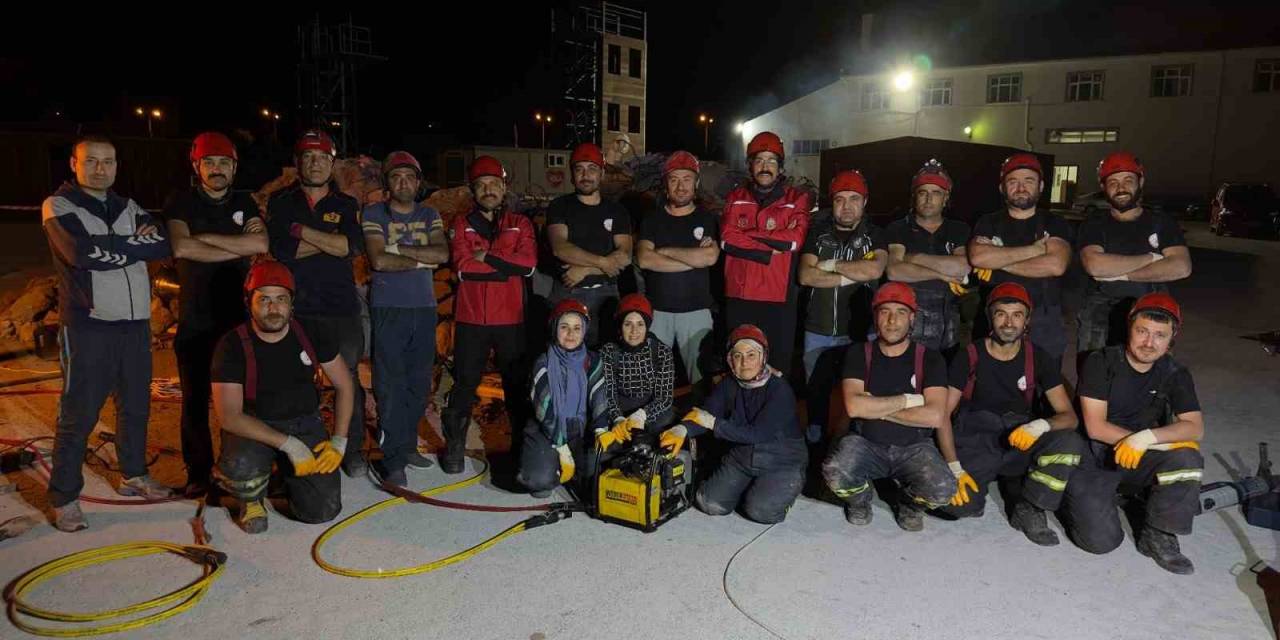 Çorum Belediyesi’nden Gerçeği Aratmayan Tatbikat