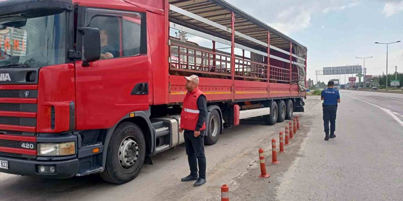 Hayvan Taşıyan Araçlar Denetlendi