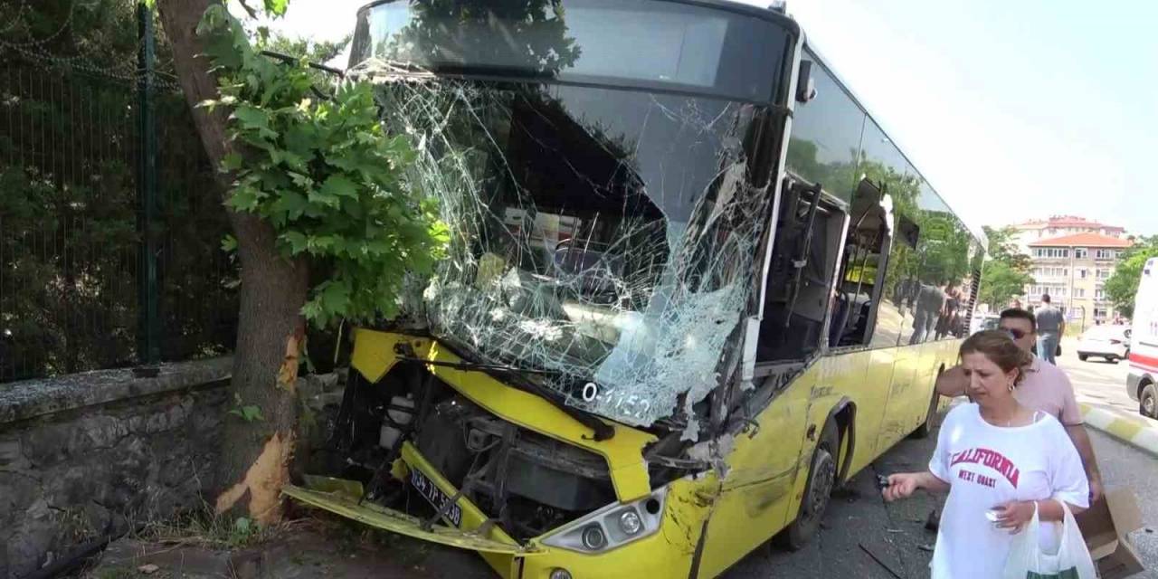 Pendik’te Karşı Yöne Fırlayan Cip İle İett Otobüsü Çarpıştı: 4 Yaralı