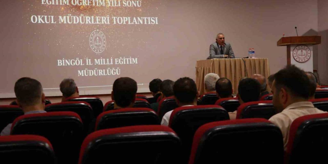 Bingöl’de Eğitim- Öğretim Değerlendirme Toplantısı Yapıldı