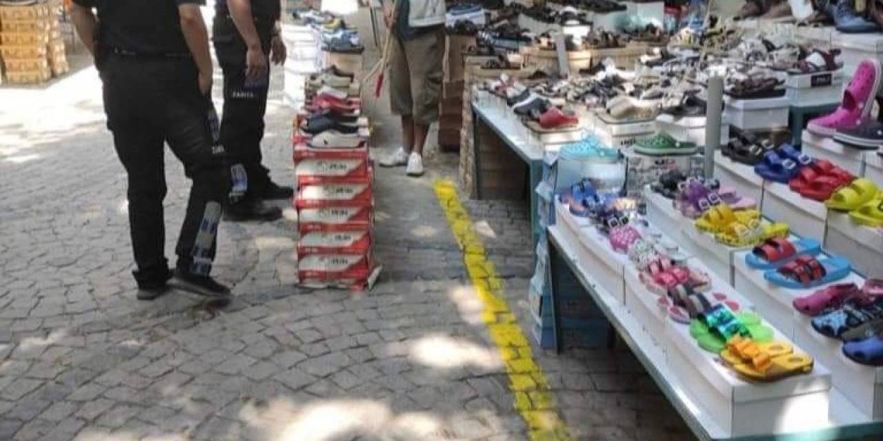 Zabıtadan Kaldırım İşgaline Sınır Belirleyen Müdahale