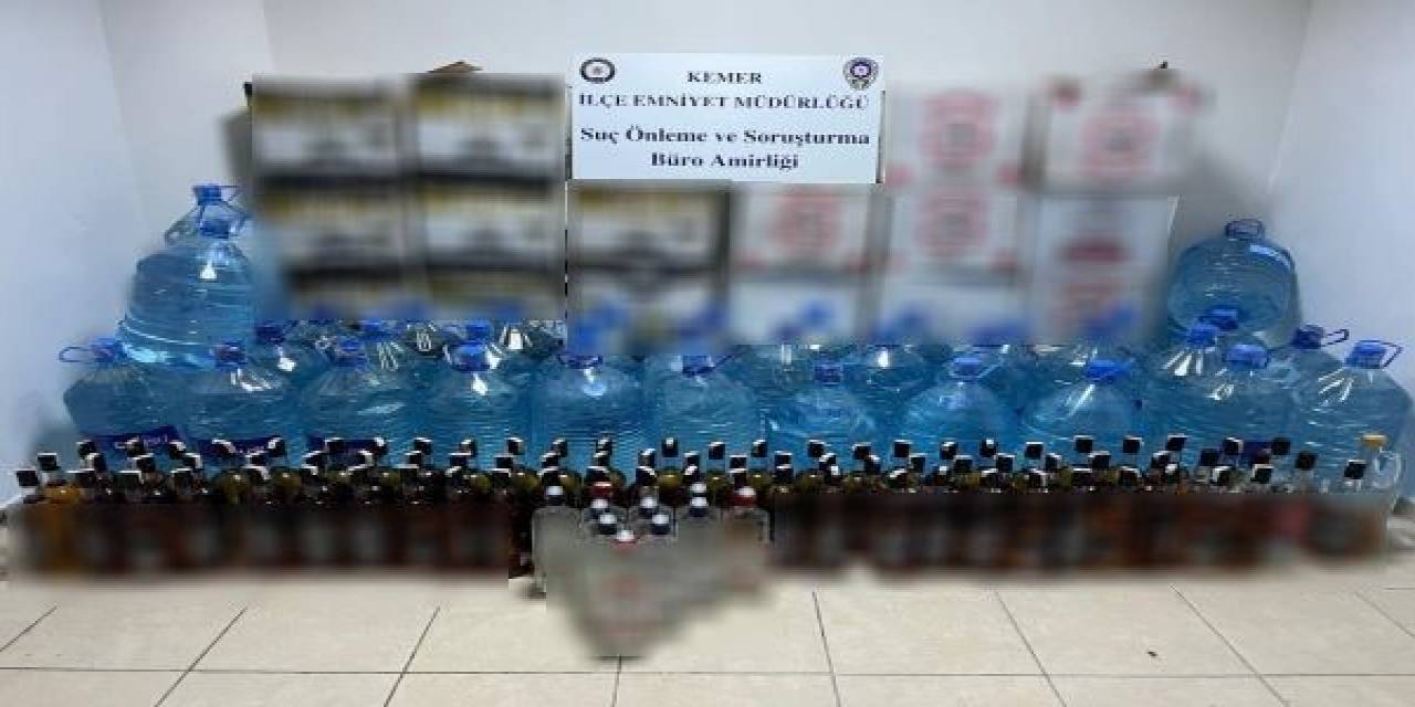 Antalya’da Müşterilerine Sahte/kaçak Alkol Veren Otel Sahibi Yakalandı