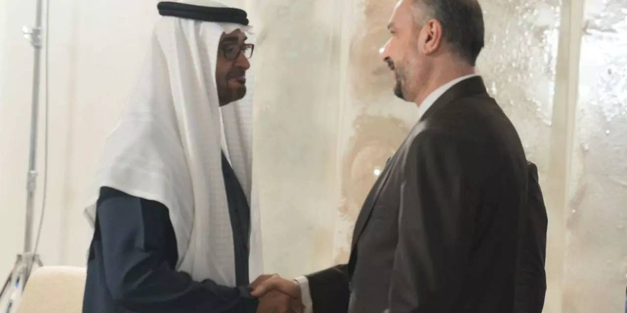 Bae Devlet Başkanı Al Nahyan, İran Dışişleri Bakanı Abdullahiyan’ı Kabul Etti