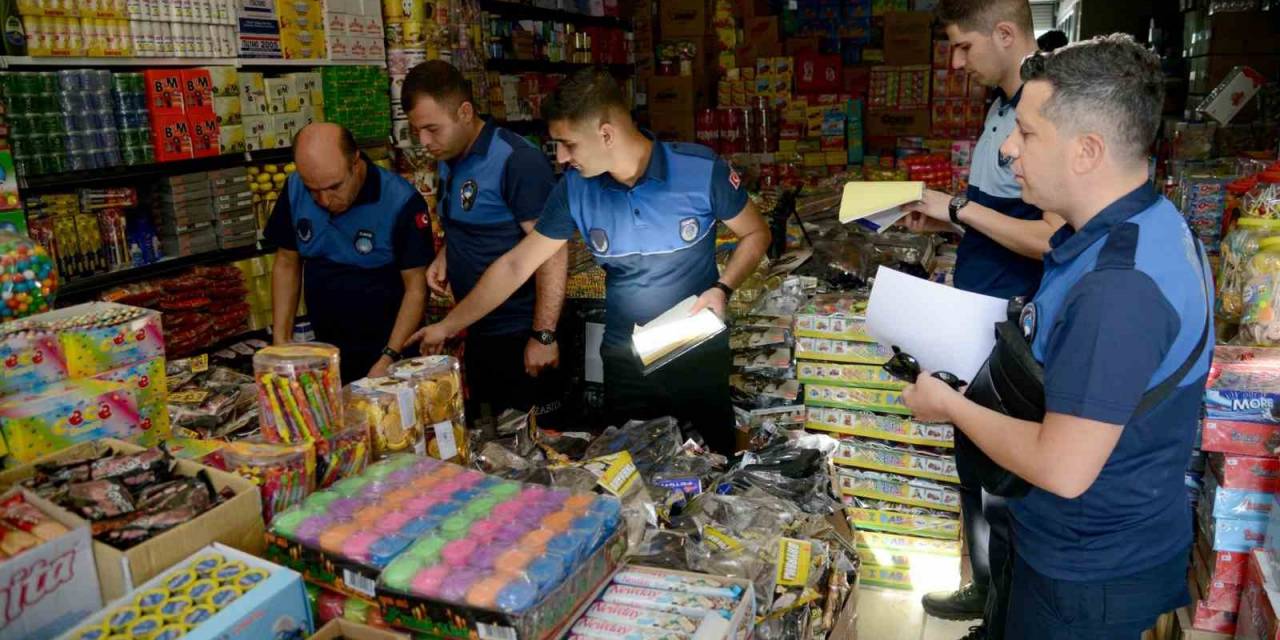 Diyarbakır’da Zabıtadan Bayram Öncesi Maytap Denetimi