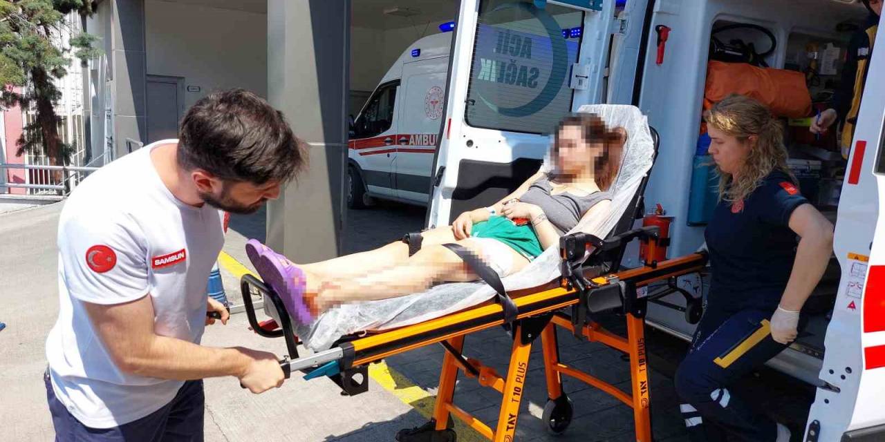 Kocasının Bıçakladığı Kadın Hastanelik Oldu