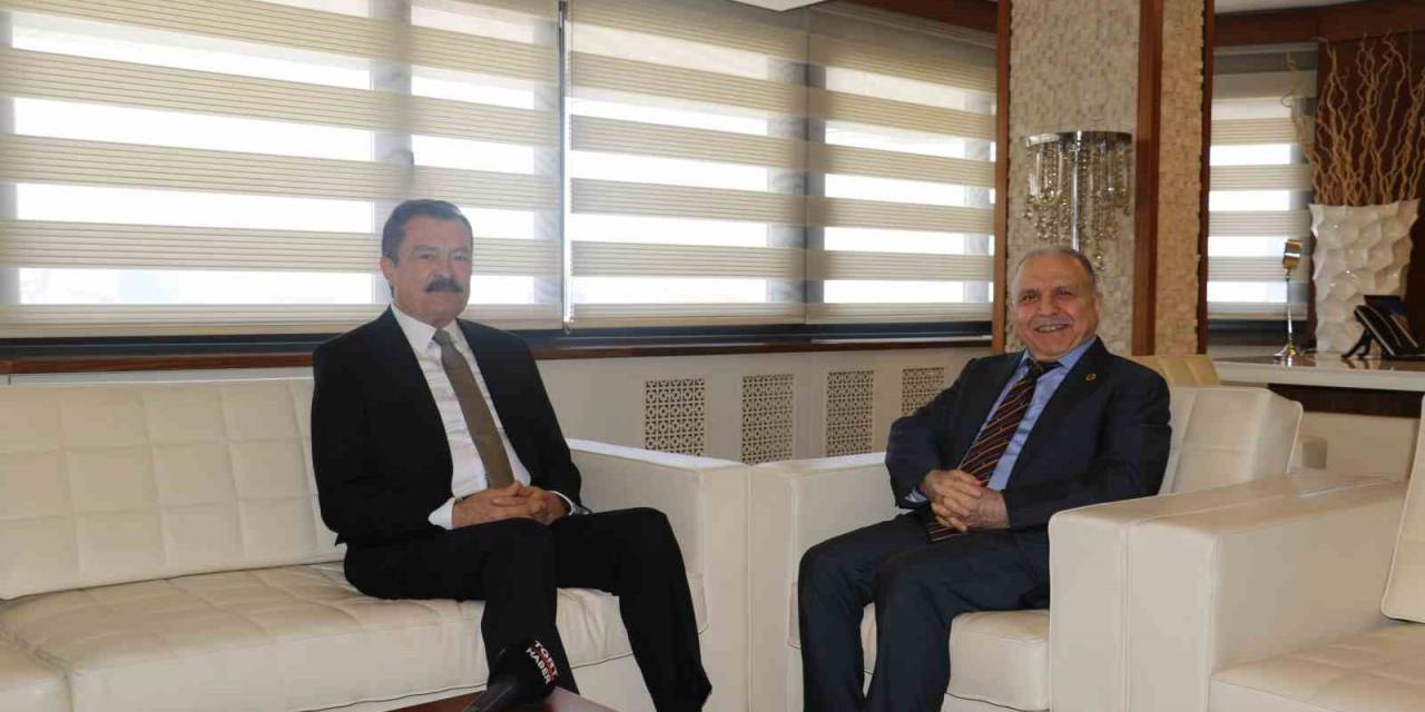 İyi Parti Yozgat Milltvekili Kayalar’dan İhlas Medya Grubu Ankara Temsilcisi Kahraman’a Ziyaret