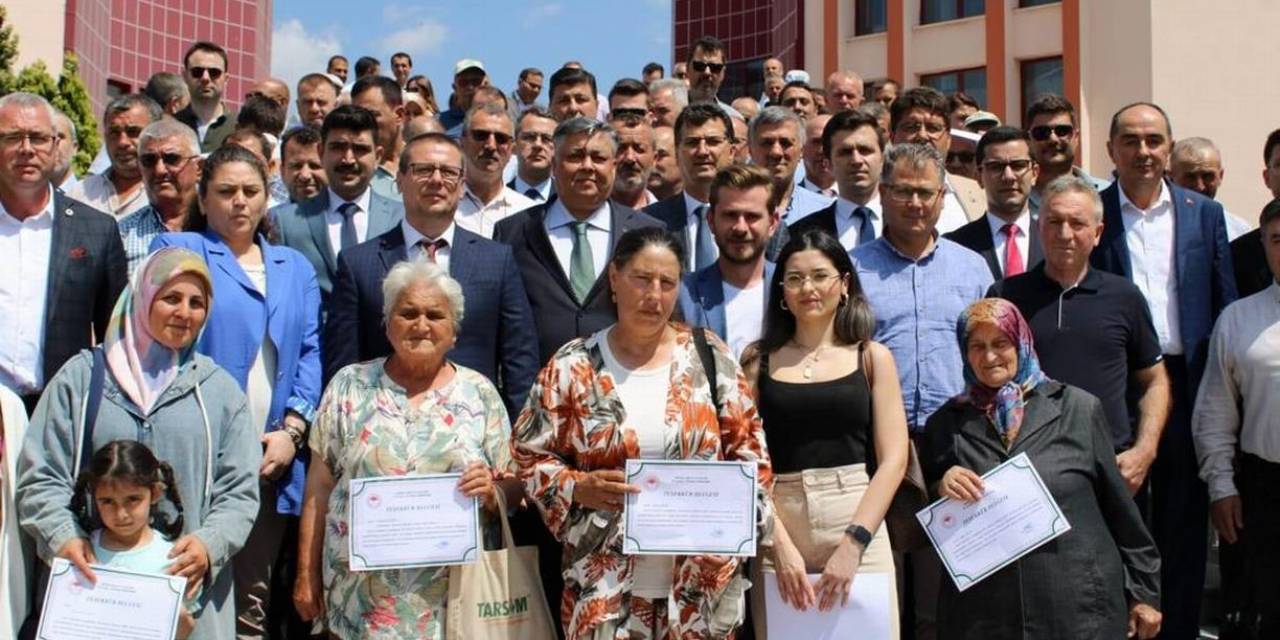 Deprem Bölgesine Yardım Edenlere Teşekkür Belgesi