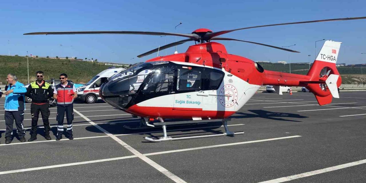 Kuzey Marmara’ya Helikopter İndi, Gören Dönüp Bir Daha Baktı