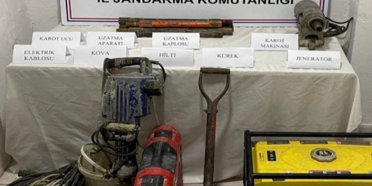 Jandarmadan Kaçak Kazı Operasyonu