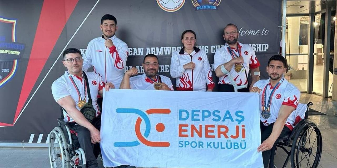 Depsaş Enerji Spor Kulübü, Avrupa Bilek Güreşi Şampiyonasından 16 Madalya İle Döndü