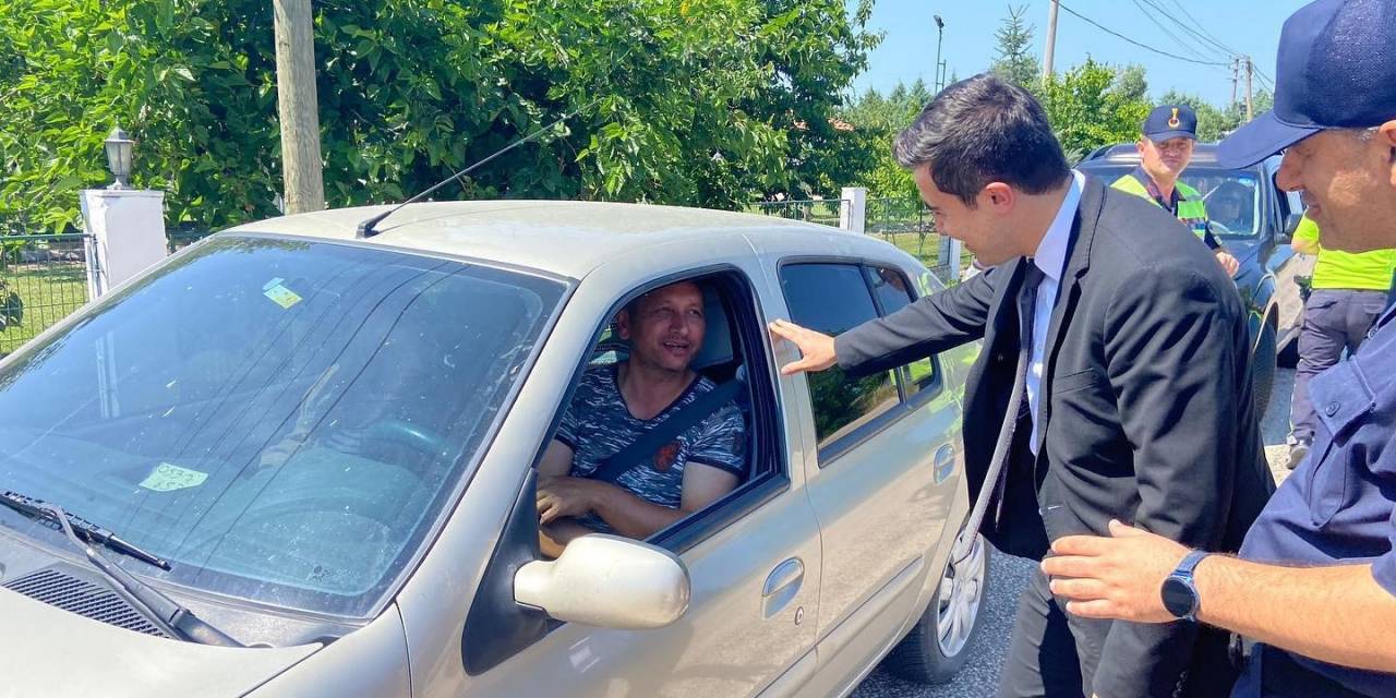 Kaymakam Çelik Yol Denetiminde