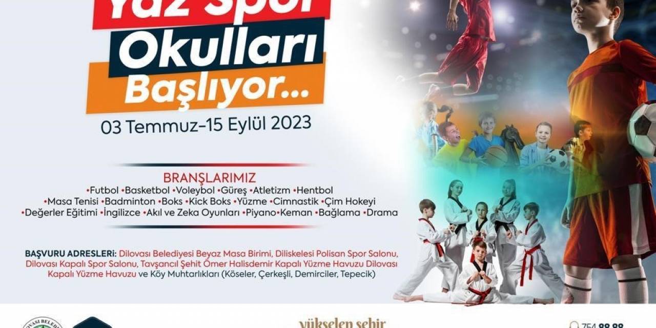 Öğrenciler Spor Okulunda Tatili Doyasıya Yaşayacak