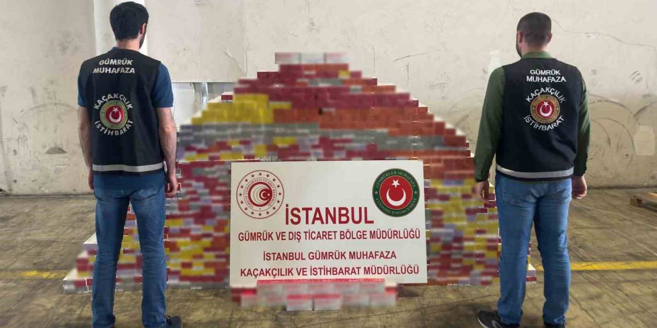 25 Bin Paket Kaçak Elektronik Sigara Tütünü Ele Geçirildi
