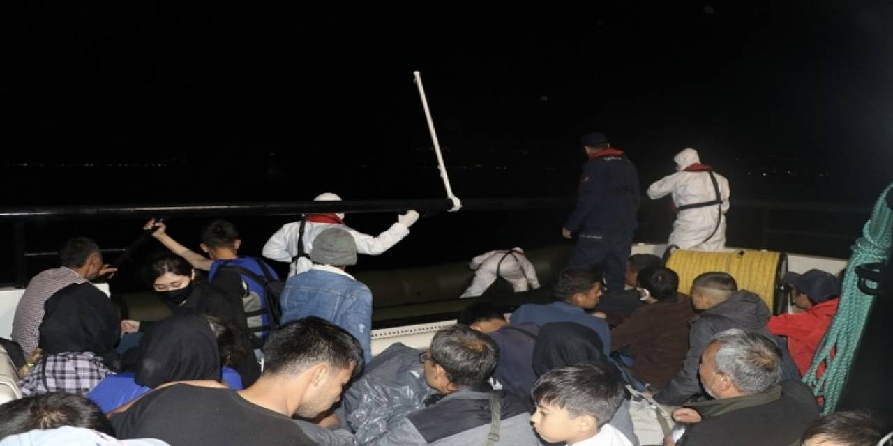 Yunan Unsurlarınca Ölüme Terk Edilen 35 Kaçak Göçmen Kurtarıldı