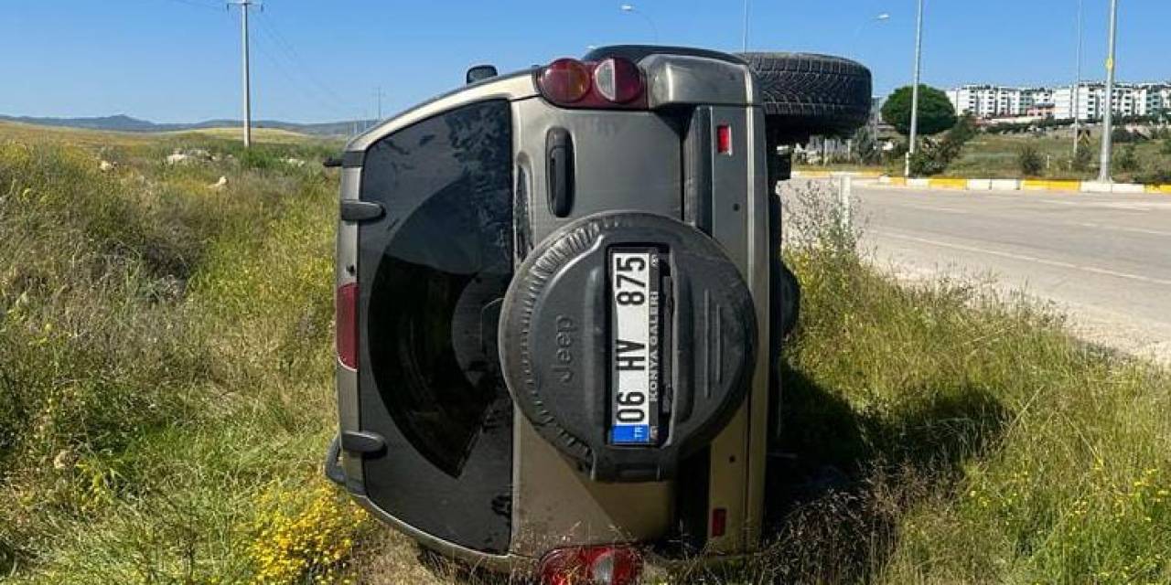 Takla Atan Jeepteki 2 Kişi Yaralandı