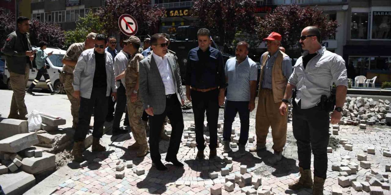 Vali Akbıyık Çalışmaları Denetledi