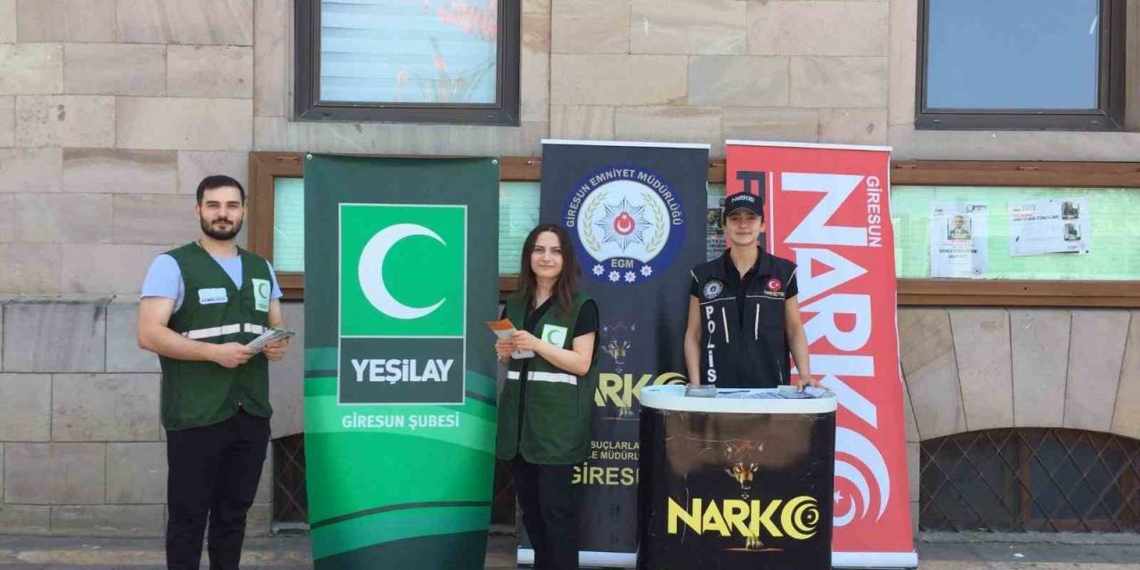 Giresun’da Uyuşturucu İle Mücadele İçin Farkındalık Çalışması Yapıldı