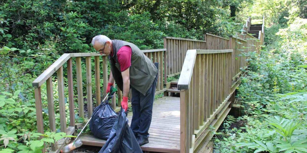 Korunan Alanlardan Torbalarca Çöp Toplandı