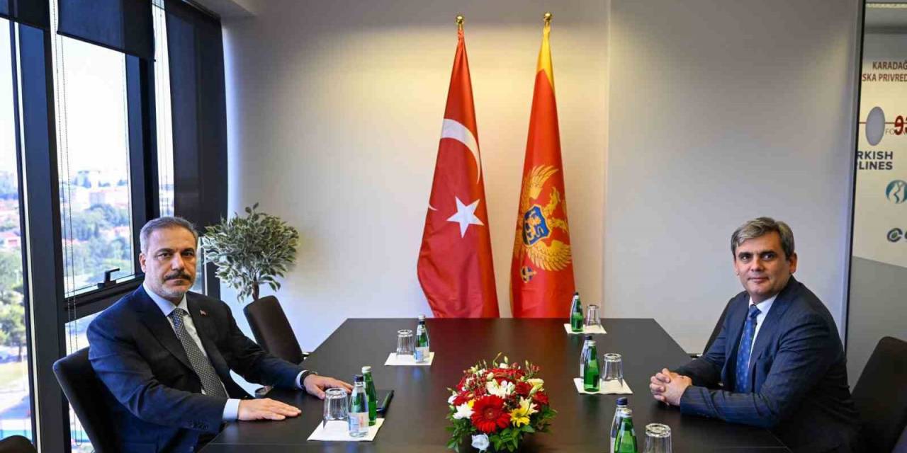 Dışişleri Bakanı Fidan, Karadağ Başbakan Yardımcısı İbrahimoviç İle Görüştü