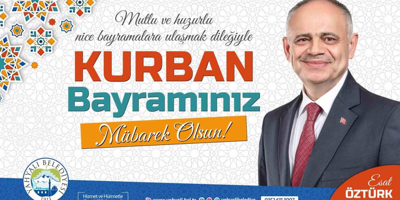 Öztürk: “toplumsal Yardımlaşma Ve Dayanışma Duygularının Zirveye Ulaştıran Bir Kurban Bayramına Daha Ulaşmanın Mutluluğu İçindeyiz”