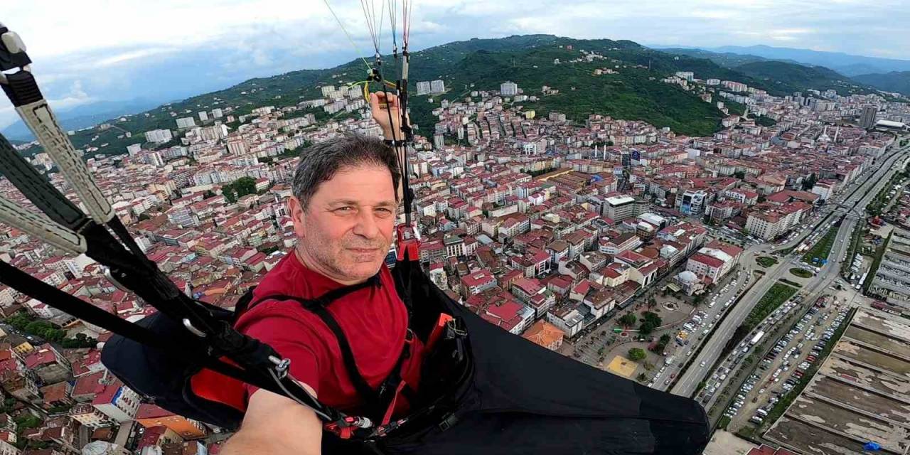 Giresun Kalesi’nden Yamaç Paraşütü İle Atlayış Yaptılar