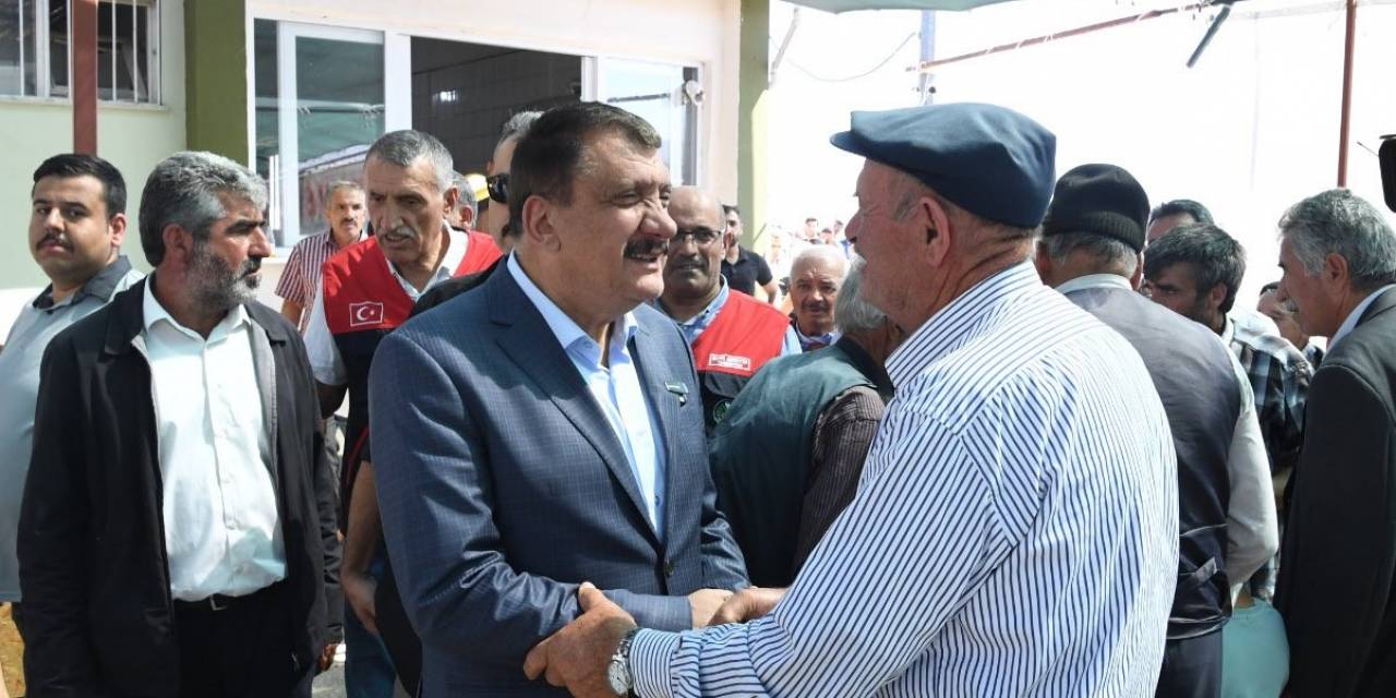 Gürkan Canlı Hayvan Pazarında İncelemelerde Bulundu